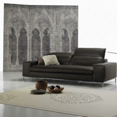 Moderne Sofa 2 Sëtz Luxus Lieder Sofasen Zwee-Sëtz Wunnzëmmer Design Prianera Couch
