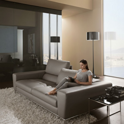Leder Drësëtz Luxus Sofa 3 Sëtz Sofas Sëtz Design Couch Miwwele Grom Prianera