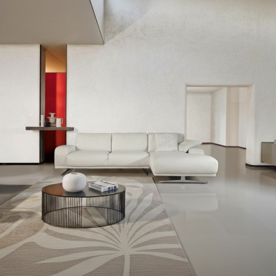Ecksofa L Form Luxus Wunnzëmmer Miwwelen Sofa Design Wäiss Italienesch Miwwelen Nei