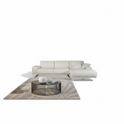 Ecksofa L Form Luxus Wunnzëmmer Miwwelen Sofa Design Wäiss Italienesch Miwwelen Nei