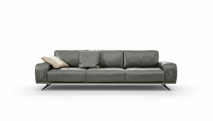 Canapé 3 Sëtz Luxus Miwwelen Wunnzëmmer Lieder Couch Dräisëtzer Gro Design Prianera