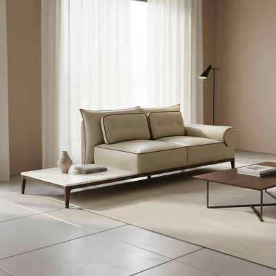 Duebel Sofa Prianera Couchen Luxus Miwwelen Sofen Polster Canapé Sofa 2 Sëtz Nei