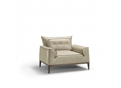 Design Ledersessel Wäizëmmer Lounge Luxusstull Design Miwwelen Braun Prianera