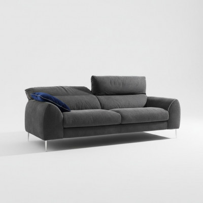 Dreisëtzer Sofa 3 Sëtzer Sofasen Polster Prianera Miwwelen Luxus Textil Couchen Gro.