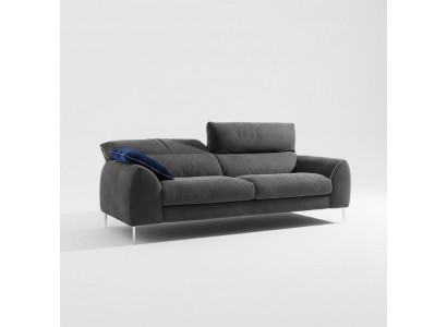 Dreisëtzer Sofa 3 Sëtzer Sofasen Polster Prianera Miwwelen Luxus Textil Couchen Gro.