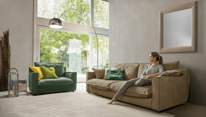 Sofagarnitur 3+1 Sëtz Luxus Garnitur Set Sofasen Sessel Lieder Sofa Wunnzëmmer