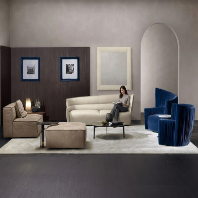 Sofa-Set 3+1+1 Sëtz Zëmmer Set Sofa Fauteuil Sofa Nei Set 3 Stéck