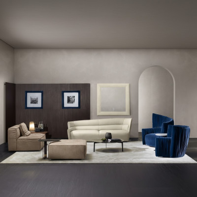 Sofa-Set 3+1+1 Sëtz Zëmmer Set Sofa Fauteuil Sofa Nei Set 3 Stéck