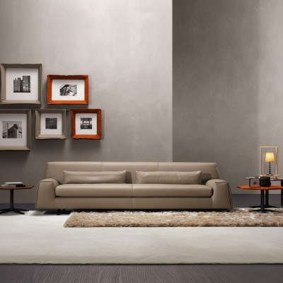 Sofa 3 Sëtz Gro Wunnzëmmer Prianera Polster Italienesch Miwwelen Textil