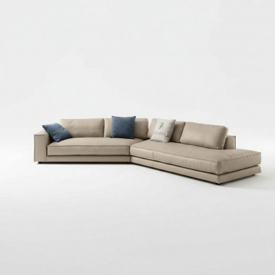 Ledercouch Eckcouch Couch Prianera Canapéen Italienesch Miwwelen Canapéen