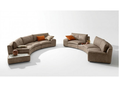 Villa Rond Canapé Design Wunnlandschaft Ronn Sofa Canapéen Miwwelen Eckcanapé