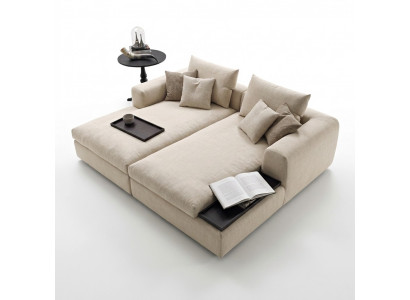 Eckcouch Italiaenescht Miwwel Ecksofa Sofa Polster Couch Garnitur Sofas