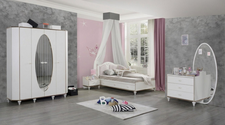 Schlofzëmmer Set Design Modern Luxus 4 Deeler