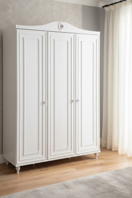Garderobedesigner Schaf Édelt Holz Luxus Kannerzëmmer 140cm