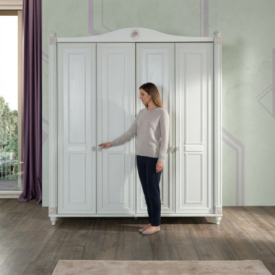 Kannerzëmmer Schief Kleederschaf Wäiss Design Kleederschief Schaf