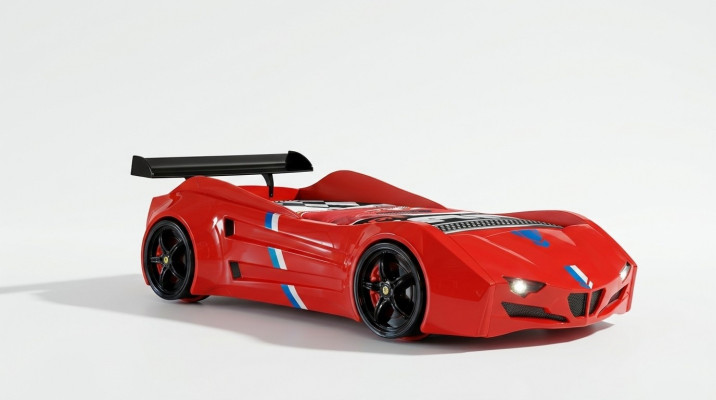 Rennwon Auto Bett Kannerbett Autobett Kannenzëmmer Better Miwwelen Rout