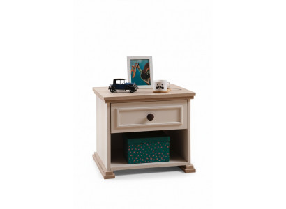 Design Modern Miwwelen Nopeschdësch Kanner Säitentabell Jugendzëmmer Beige Holz