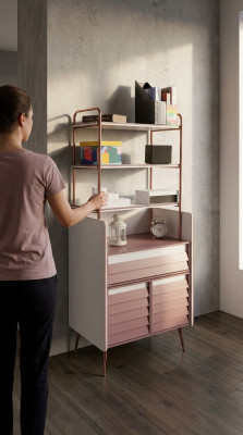 Bicherregal Méifach Jugendzëmmer Schaf Haus Miwwelen Regaler