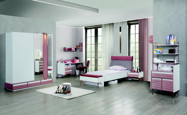 Design Better Kannerbett Jugendzëmmer Bett Kannerbett Miwwelen Holz Wäiss