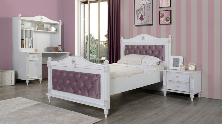 Bett Bettgestell Jugendzëmmer Kannerzëmmer Modern Holz Better Neit