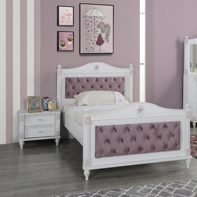 Designer Bett Kommodë Nachttëschen Schlofzëmmer Jugendzëmmer Set Miwwelen 2tlg. Better