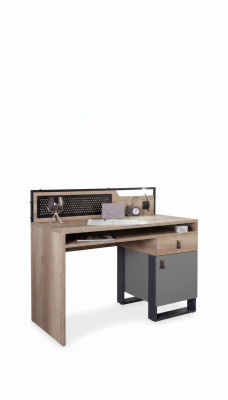 Schafftisch Braun Dësch Schlofkummer Jugendzëmmer Holz Miwwelen 131x63x109cm