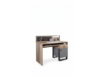 Schafftisch Braun Dësch Schlofkummer Jugendzëmmer Holz Miwwelen 131x63x109cm