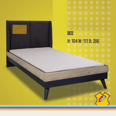 Designer Kannerzëmmer Schlofzëmmer Nuechtisch Bett Kleederschaf 3-delig