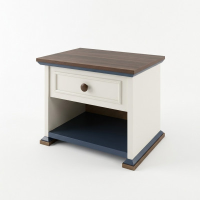 Design Modern Miwwel Nuetsdësch Kanner Bäistell Jugendzëmmer Wäiss Holz