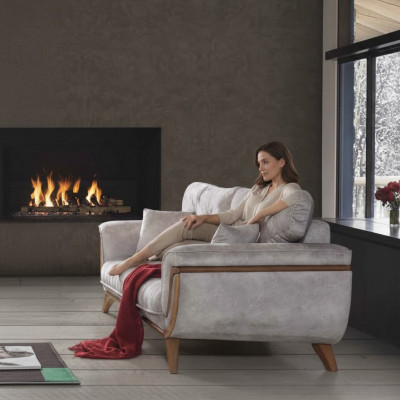 Luxus Dräisëtzer Modern Canapé Polster Miwwelen Grouss Canapée Sofas