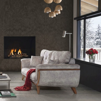 Luxus Dräisëtzer Modern Canapé Polster Miwwelen Grouss Canapée Sofas