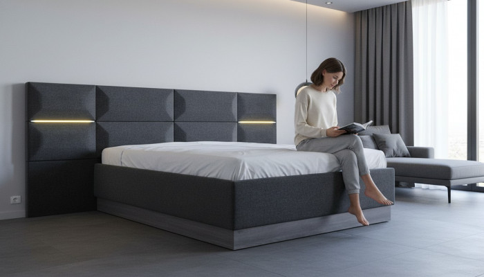 Bett Këssen Design Material Holz Duebel Hotel Better Nei Modern