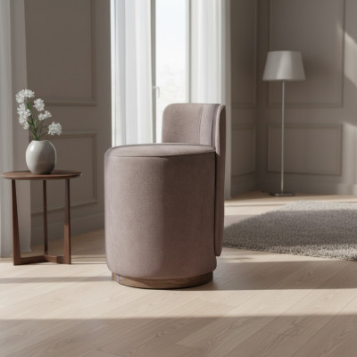 Design Sëtzbank Luxus Ottoman Toilettendësch Hocker Ronne gepolsterten Stull