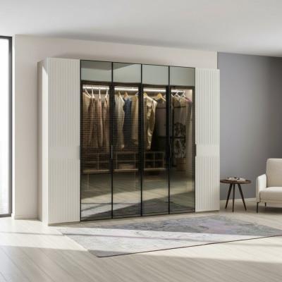 Loft Schaf Luxus Schlofkummer Holz Schaf Glasschaf Miwwelen Design