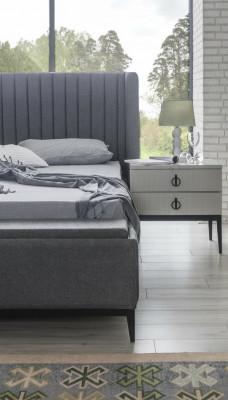 Design Konsol 2x Nuetsdësch Niewendëscher Schlofzëmmer Holz Konsolen Nei