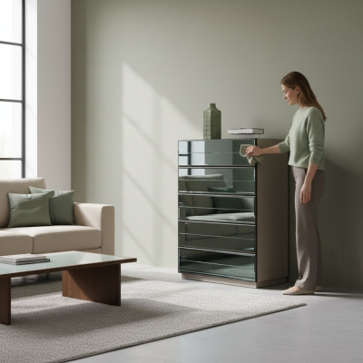Spigel Front Kommode Schief Schaf Grauen Hochschaf Spigel Sideboard Luxus Design