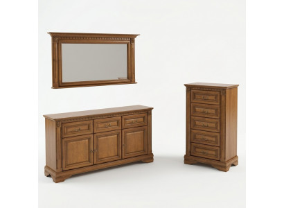 Kommod 160cm mat Spigel Landhaus Stil Miwwelen Kommoden Sideboard Holz