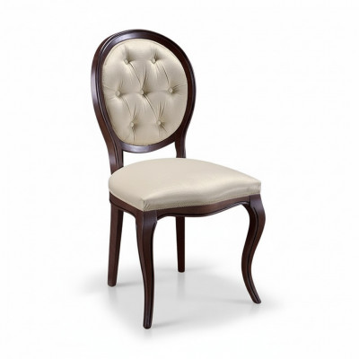 Still Esszëmmer Still Luxus Lehnstill Chesterfield Miwwelen Holzstill