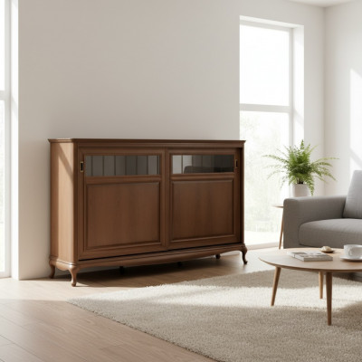 Hausbar Schräiner Wunnzëmmer Schränker Barschräin Vitrine Italienesch Miwwelen Holz