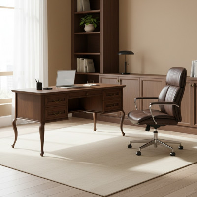 Schreifdësch Holz Dësch Dëscher Schreifdëscher Miwwelen Büro Miwwelen Design