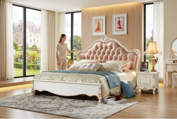 Kinneken Chesterfield Bett Schlofkummer Miwwelen Better 180x200 Lieder