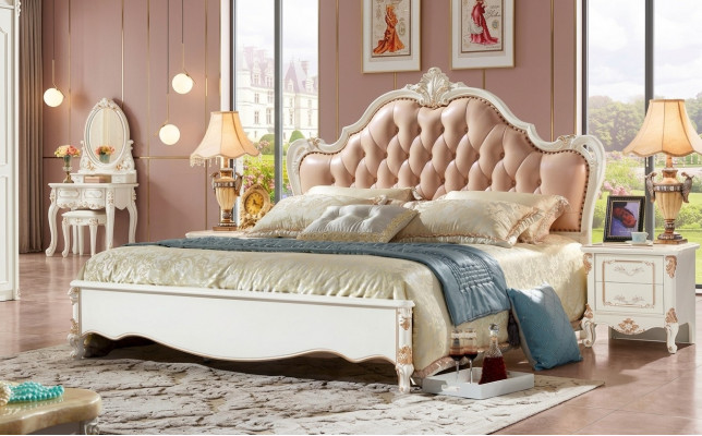 Kinneken Chesterfield Bett Schlofkummer Miwwelen Better 180x200 Lieder