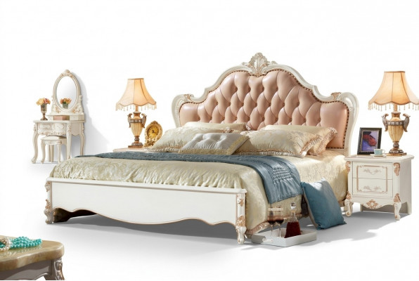 Kinneken Chesterfield Bett Schlofkummer Miwwelen Better 180x200 Lieder