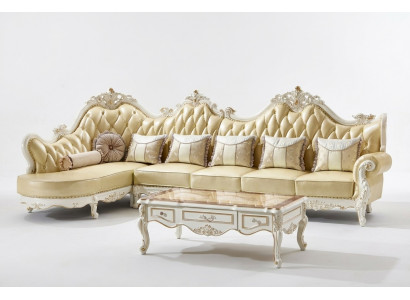 Klassesch Chesterfield Canapé Sofa Polster Garnitur Eckssofa Barock Eck