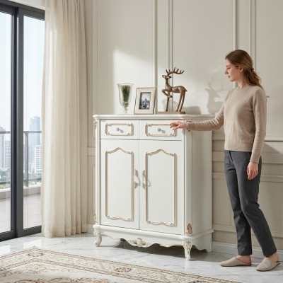 Kommode Schieflaad Holz Sideboard Schaf Schieflaab Schief wéi Kommoden Wunnezëmmer.