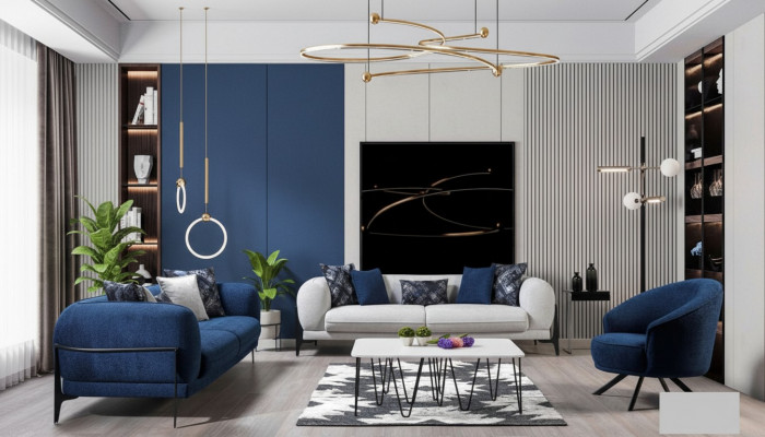 Luxus Sofagarnitur 3+3+1 Setzer Lieder Modern Sofa Fautteuil Blo Sofas Set 3-Deelige Nei