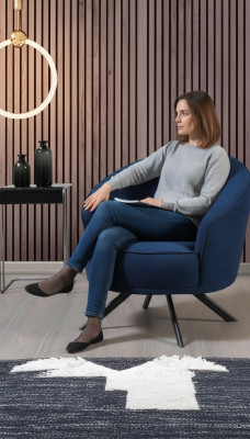 Sesselluxus Eenzelcouch Textilsofa Polstermiwwel Coucher Blastoff Textil