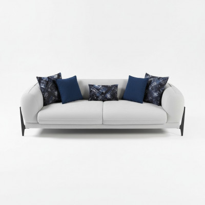 Sofa Couch Polster Dräisëtzer Gro Couchen Miwwelen Modernen Design 3er Sofassen Nei