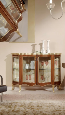 Vitrinn Kommode Glieskommoden Luxus Sideboard Schief Kriichen Brong Italienesch Miwwelen