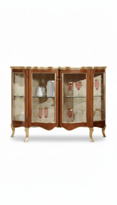 Vitrinn Kommode Glieskommoden Luxus Sideboard Schief Kriichen Brong Italienesch Miwwelen